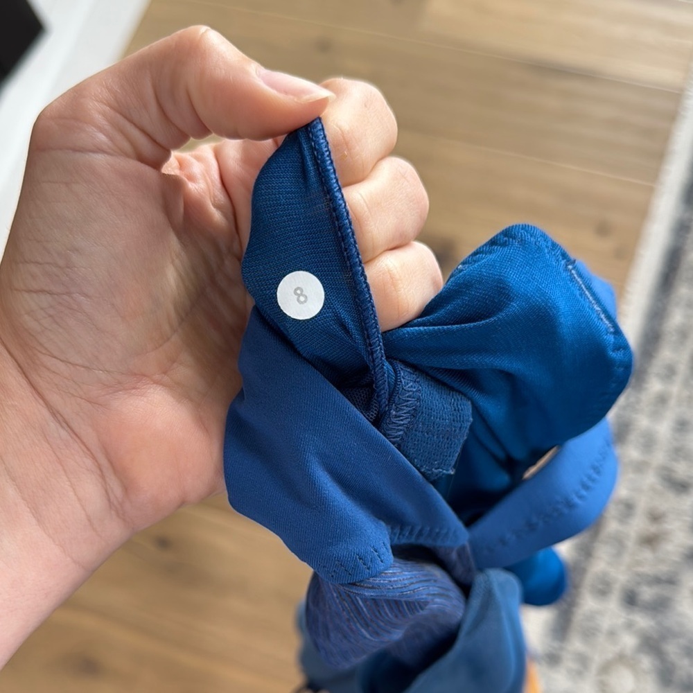 Lululemon Athletica Blue Pleated Bustier Tank Top - Picture 8 of 8